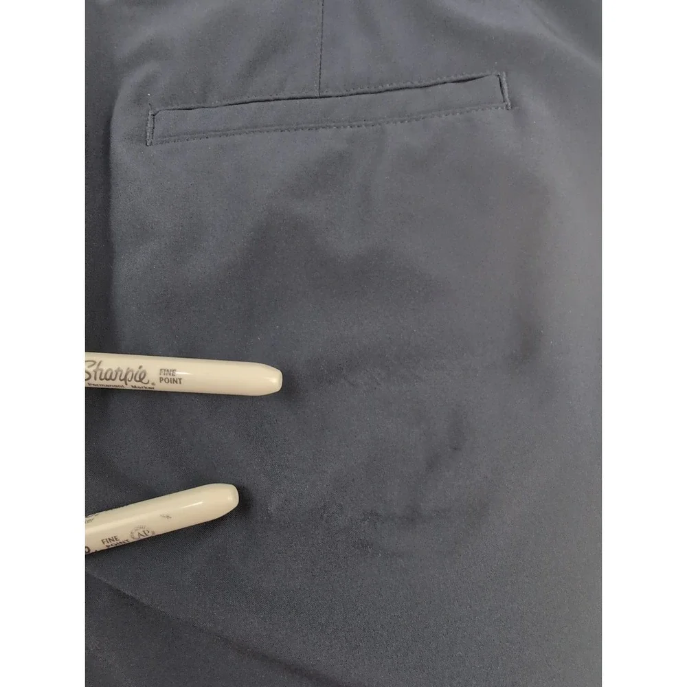 Callaway Golf Shorts Men's 40 Navy Stretch Flat Front Performance 9.5